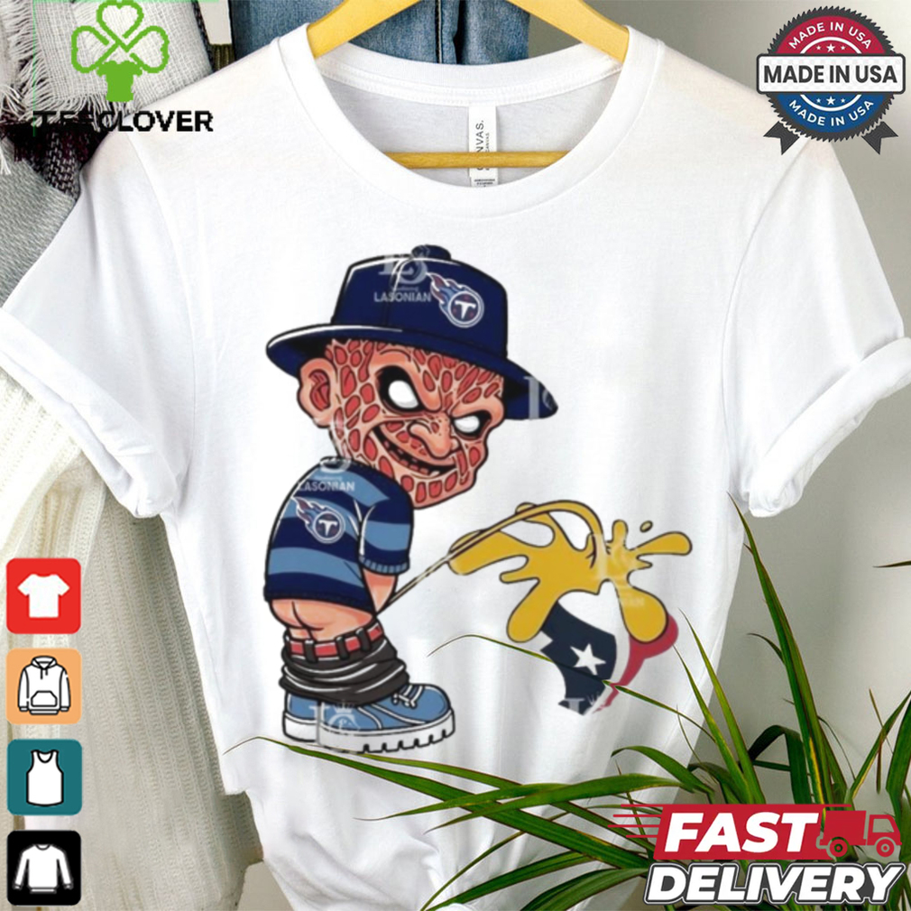 Official Freddy Krueger Tennessee Titans Piss On Houston Texans Halloween 2024 NFL Shirt Official Freddy Krueger Tennessee Titans Piss On Houston Texans Halloween 2024 NFL Shirt