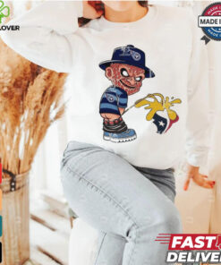 Official Freddy Krueger Tennessee Titans Piss On Houston Texans Halloween 2024 NFL Shirt