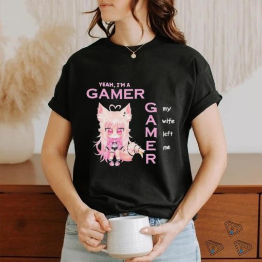 Official Freya Yeah I’m A Gamer My Wife Left Me New Shirt
