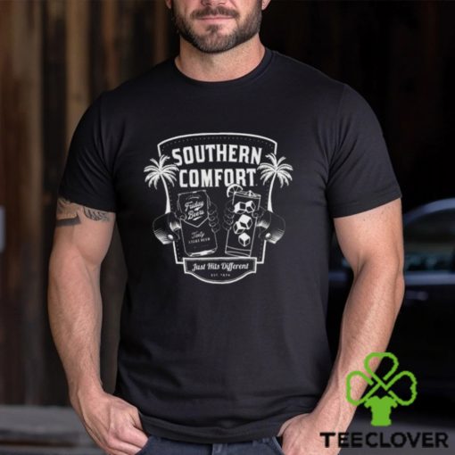 Official Friday Beers Southern Comfort Just Hits Different T hoodie, sweater, longsleeve, shirt v-neck, t-shirt