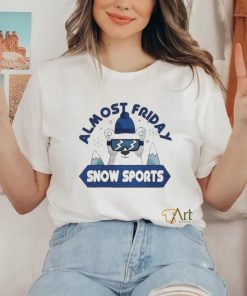 Official Fridaybeers Almost Friday Snow Sport Shirt