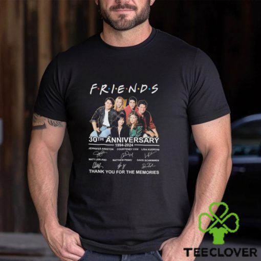 Official Friends 30th Anniversary 1994 2024 Thank You For The Memories Signatures Shirt