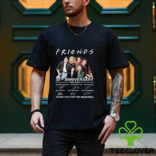 Official Friends 30th Anniversary 1994 2024 Thank You For The Memories Signatures Shirt