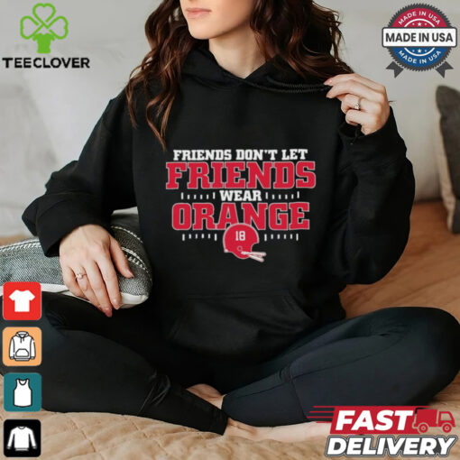 Official Friends Don’t Let Friends Wear Orange Oklahoma College Football T Shirt
