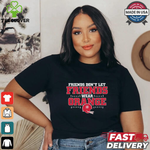 Official Friends Don’t Let Friends Wear Orange Oklahoma College Football T Shirt