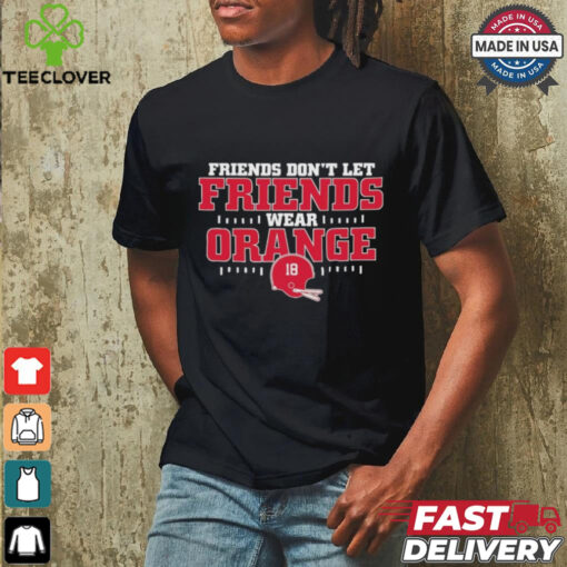 Official Friends Don’t Let Friends Wear Orange Oklahoma College Football T Shirt