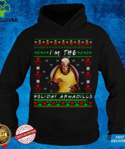 Official Friends Im The Holiday Armadillo Ugly Christmas Sweater Shirt