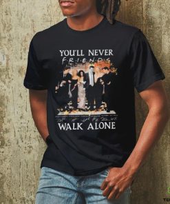 Official Friends Sitcom You’ll Never Walk Alone Fan Love Signatures Shirt