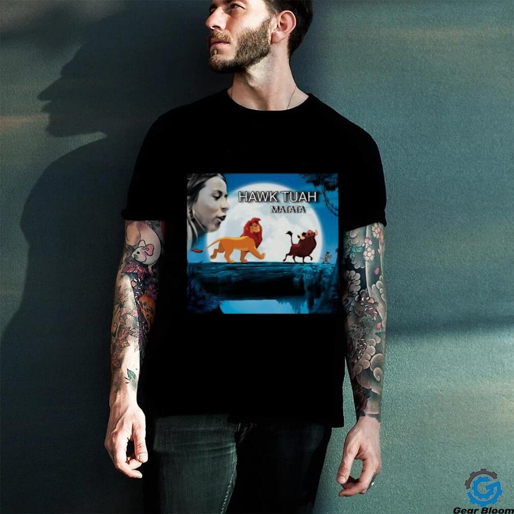 Official Funny Hawk Tuah Matata Poster T Shirt Official Funny Hawk Tuah Matata Poster T Shirt