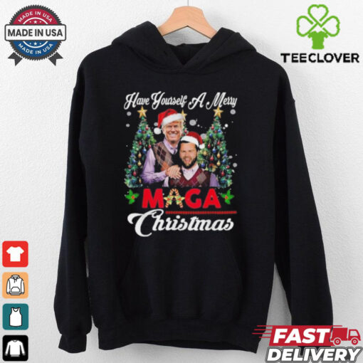 Official Funny Santa Trump Have Yourself A Merry Maga Christmas Xmas Shirt