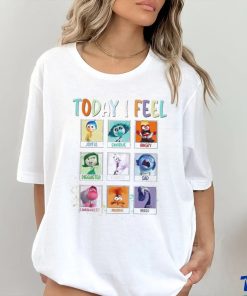 Official Funny Today I Feel Inside Out Disney Shirt