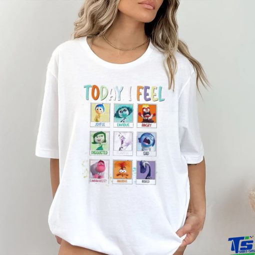 Official Funny Today I Feel Inside Out Disney Shirt