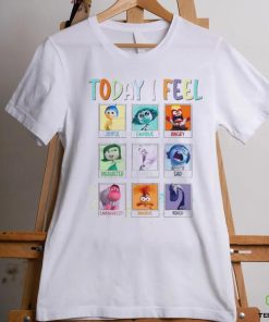 Official Funny Today I Feel Inside Out Disney Shirt