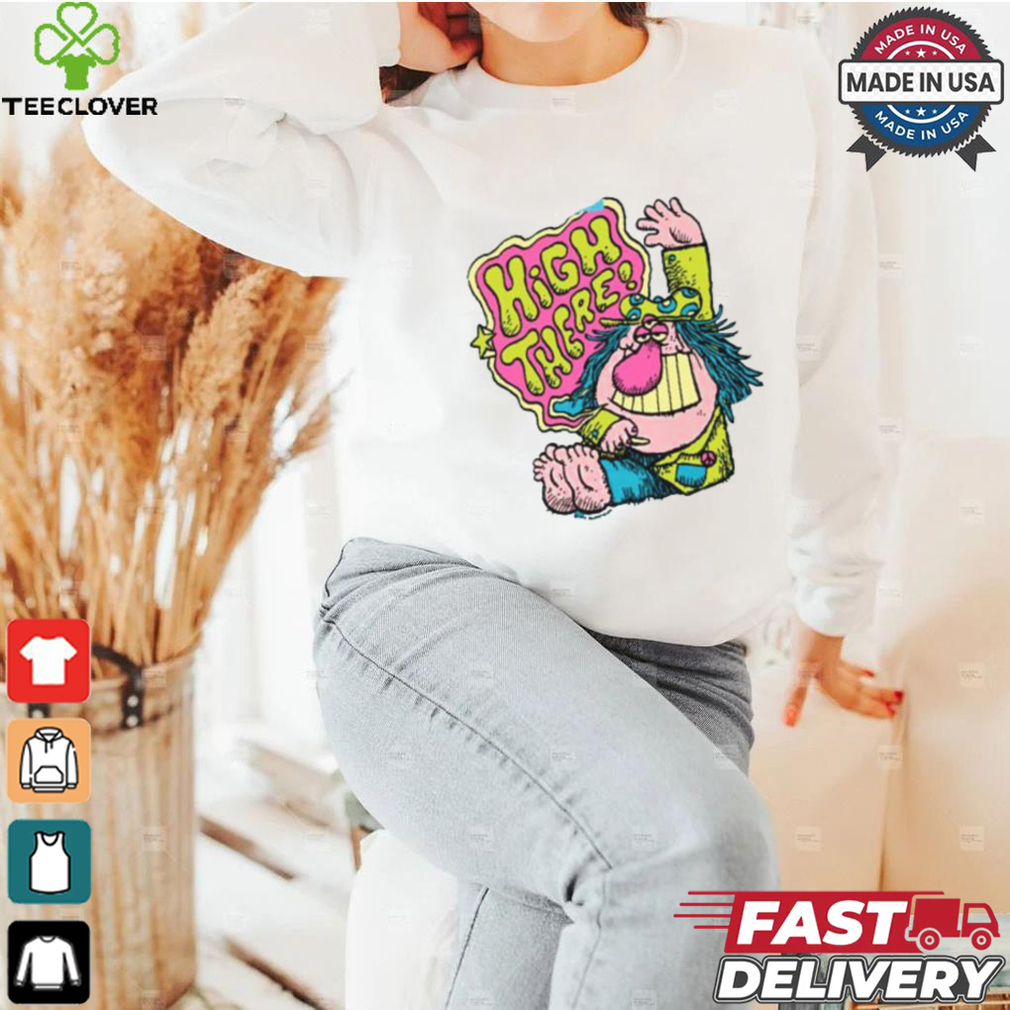 Official GLORP Gum Chew High There T shirt Official GLORP Gum Chew High There T shirt