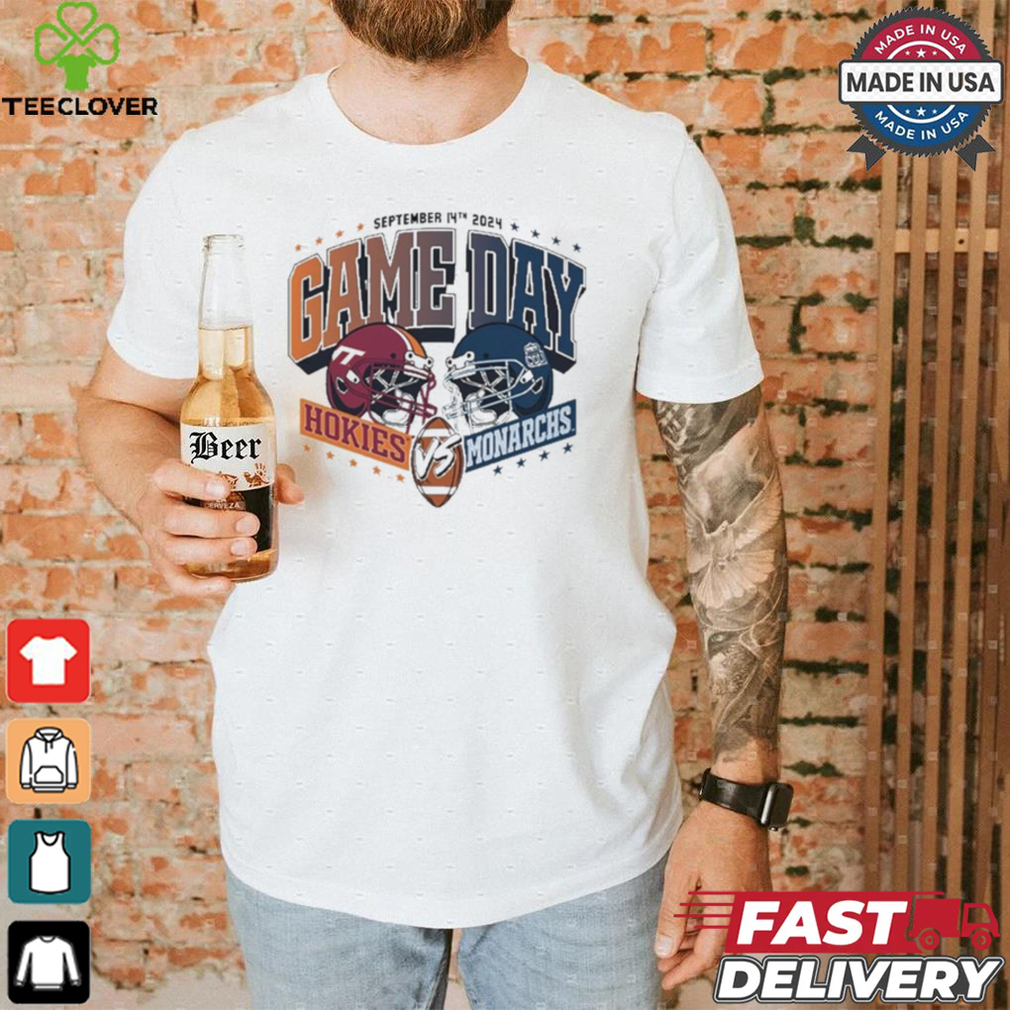 Official Game Day September 14 2024 Virginia Tech Hokies vs Old Dominion Monarchs t shirt Official Game Day September 14 2024 Virginia Tech Hokies vs Old Dominion Monarchs t shirt