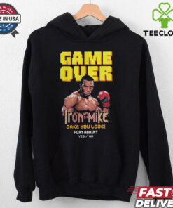 Official Game Over Iron Mike Jake You Lose Play Again Yes No Shirt