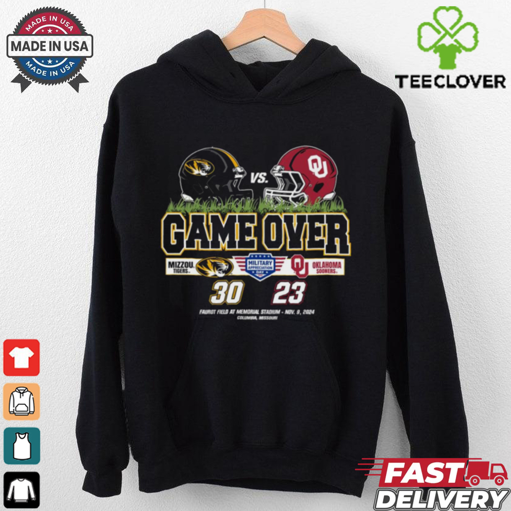 Official Game Over Mizzou Tigers Champion Victory vs Oklahoma Sooners 30 – 23 Military Appreciation Day 2024 t shirt Official Game Over Mizzou Tigers Champion Victory vs Oklahoma Sooners 30 – 23 Military Appreciation Day 2024 t shirt