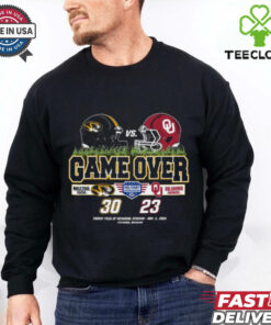 Official Game Over Mizzou Tigers Champion Victory vs Oklahoma Sooners 30 – 23 Military Appreciation Day 2024 t shirt