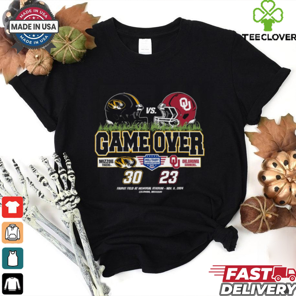Official Game Over Mizzou Tigers Champion Victory vs Oklahoma Sooners 30 – 23 Military Appreciation Day 2024 t shirt Official Game Over Mizzou Tigers Champion Victory vs Oklahoma Sooners 30 – 23 Military Appreciation Day 2024 t shirt