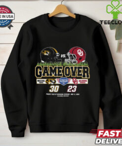 Official Game Over Mizzou Tigers Champion Victory vs Oklahoma Sooners 30 – 23 Military Appreciation Day 2024 t shirt