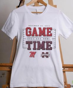 Official Game Time Egg Bowl 2023 Ole Miss Rebels vs MSU Bulldogs T Shirt 2 Official Game Time Egg Bowl 2023 Ole Miss Rebels vs MSU Bulldogs T Shirt
