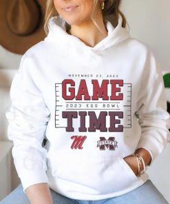 Official Game Time Egg Bowl 2023 Ole Miss Rebels vs MSU Bulldogs T Shirt 3 Official Game Time Egg Bowl 2023 Ole Miss Rebels vs MSU Bulldogs T Shirt