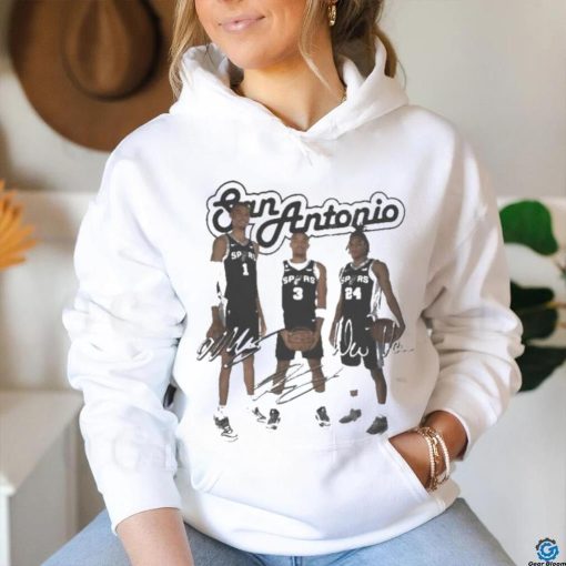 Official Gamechanger LA san antonio 2023 spurs signatures T hoodie, sweater, longsleeve, shirt v-neck, t-shirt