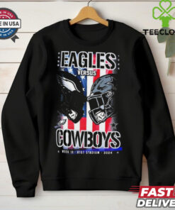Official Gameday Philadelphia Eagles vs. Dallas Cowboys Week 10 NFL 2024 Helmets t shirt