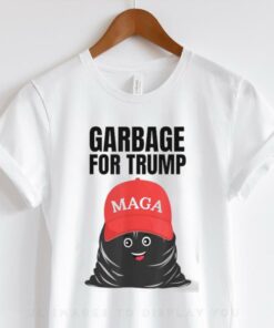 Official Garbage truck for Trump supporter trash bag cartoon T shirt