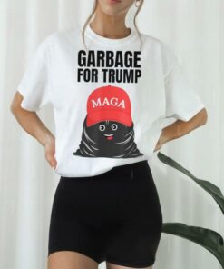 Official Garbage truck for Trump supporter trash bag cartoon T shirt