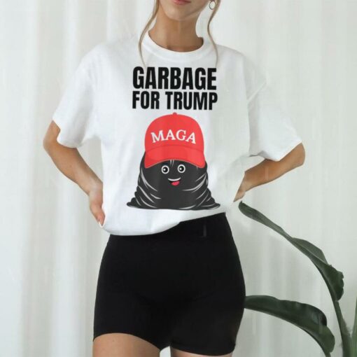 Official Garbage truck for Trump supporter trash bag cartoon T shirt