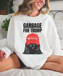 Official Garbage truck for Trump supporter trash bag cartoon T shirt