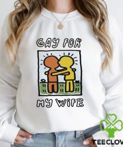 Official Gay For My Wife Shirt