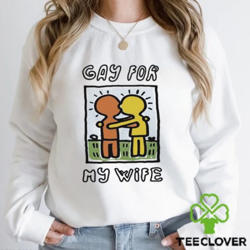 Official Gay For My Wife Shirt