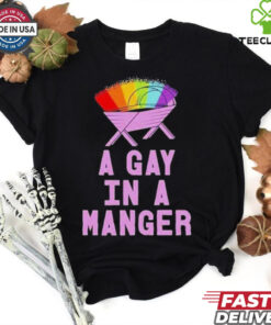Official Gay in a manger Christmas jumper Shirt
