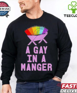 Official Gay in a manger Christmas jumper Shirt