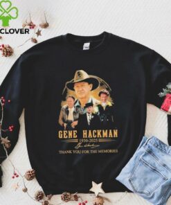 Official Gene Hackman Thank You For The Memories 1930 2025 Signature T shirts