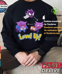 Official Gengar Pokemon Level Up Shirt