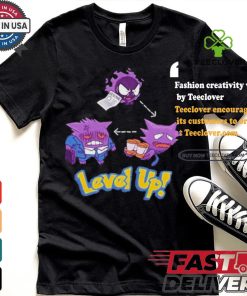 Official Gengar Pokemon Level Up Shirt