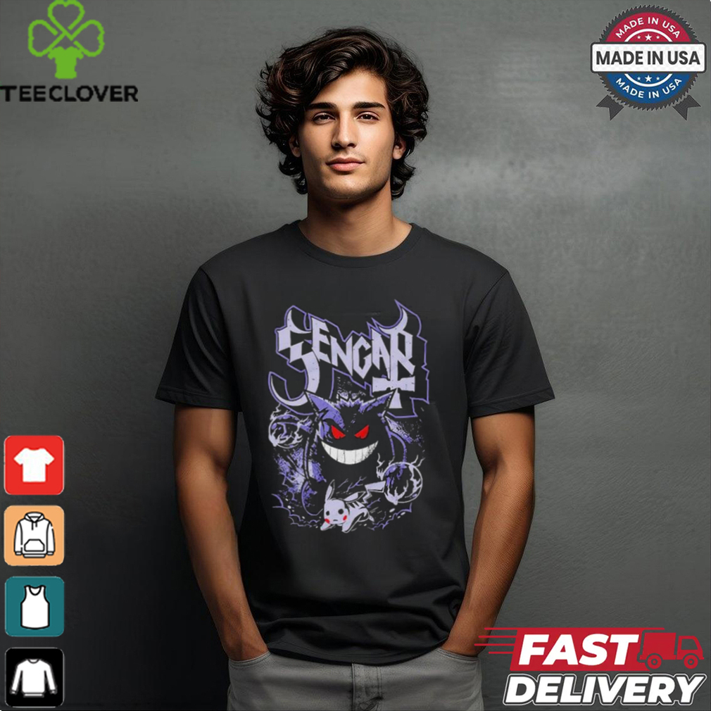 Official Gengar The Shadow Ghost T shirt Official Gengar The Shadow Ghost T shirt