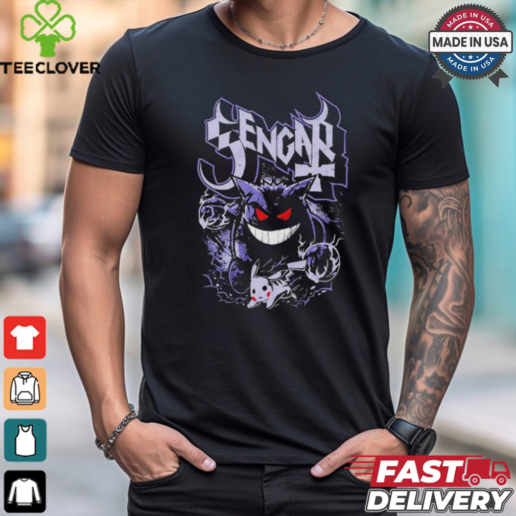 Official Gengar The Shadow Ghost T shirt Official Gengar The Shadow Ghost T shirt