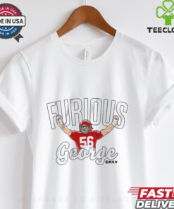 Official George Karlaftis Furious George Kansas City Chiefs NFL t shirt
