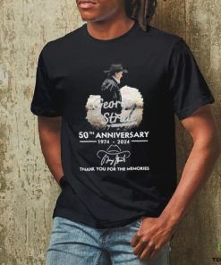 Official George Strait Cowboys And Dreamers 50th Anniversary 1974 2024 Thank You For The Memories Signature Shirt