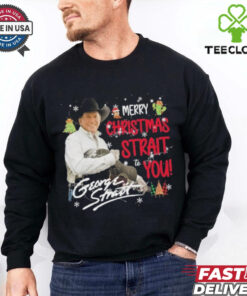 Official George Strait Merry Christmas Strait To You Shirt