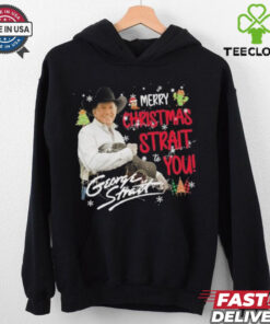 Official George Strait Merry Christmas Strait To You Shirt