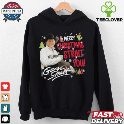 Official George Strait Merry Christmas Strait To You Shirt