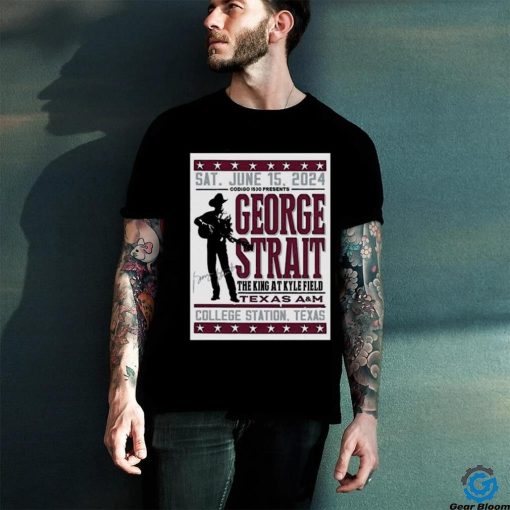 Official George Strait The King at Kyle Field 2024 Shirt