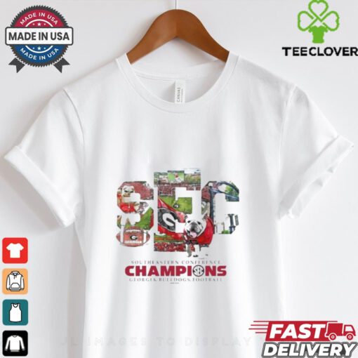 Official Georgia Bulldogs 2024 SEC Football Conference Champions T shirt