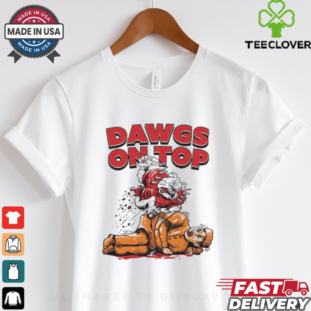 Official Georgia Bulldogs Dawgs On Top Defeat Tennessee Shirt Official Georgia Bulldogs Dawgs On Top Defeat Tennessee Shirt