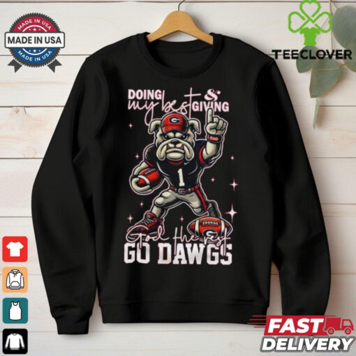 Official Georgia Bulldogs Engineered For H12story Mascot  Fan Favorite Shirt